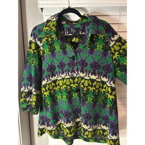 Beni Vie Damask Cardigan L